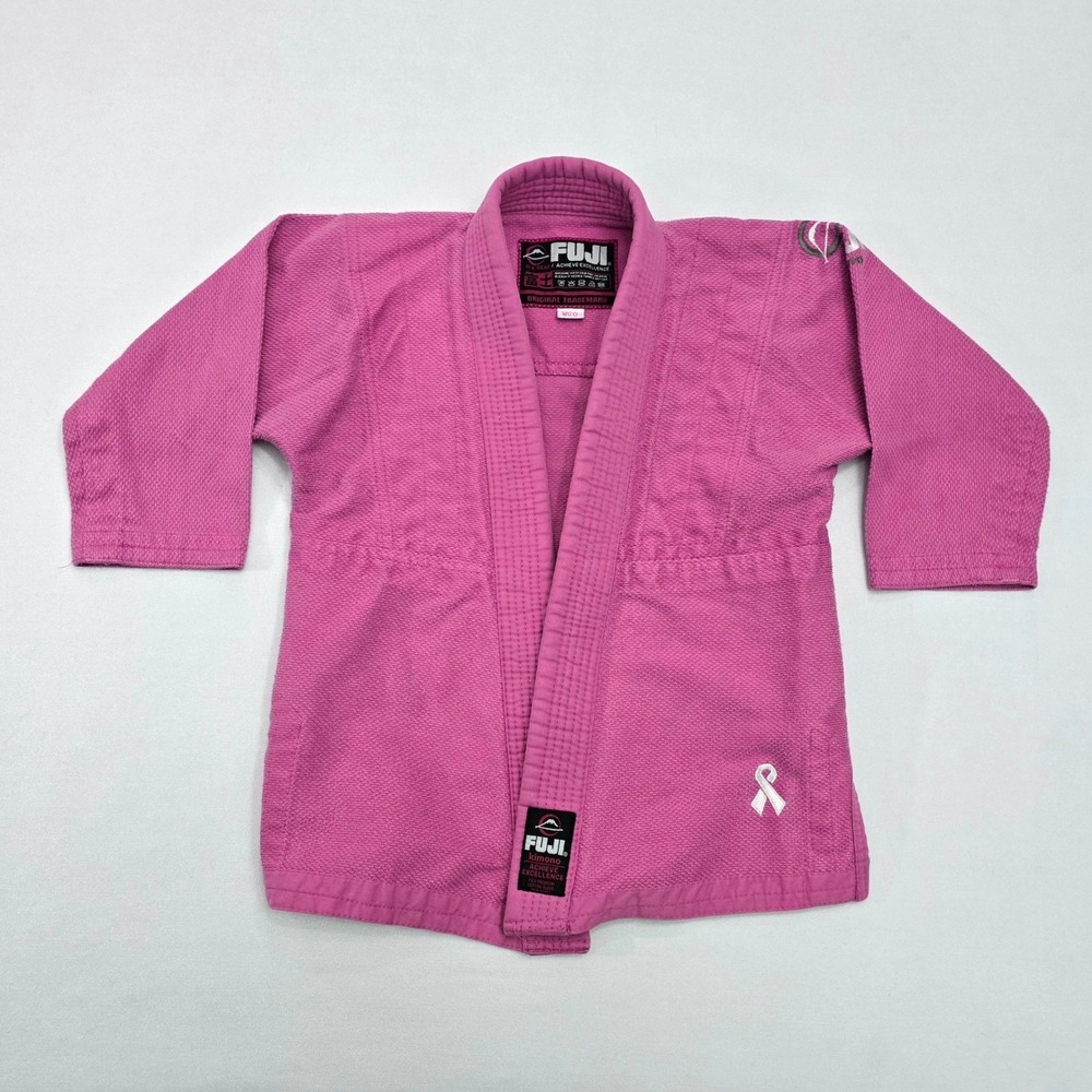 Fuji Pink Blossom BJJ Gi Kimono Jacket Kids Size WC0 Martial Arts Training Top